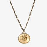 Lange Kette Pegasus aus 925er Silber vergoldet- True Nuggets of Love