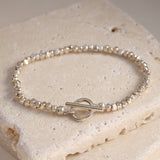 Armband Maya aus handgefertigten Perlen 925er Silber - True Nuggets of Love