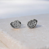 gleich zweimal strahl hier die Sternenseite der Münze Leona an deinem Ohr. Ohrstecker aus einer antiken Münze um 511 v. Chr. aus sterling Silber von True Nuggets