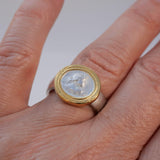 Ring Apollon aus 925 er Silber bicolor - True Nuggets of Love