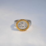 Ring Apollon aus 925 er Silber bicolor - True Nuggets of Love