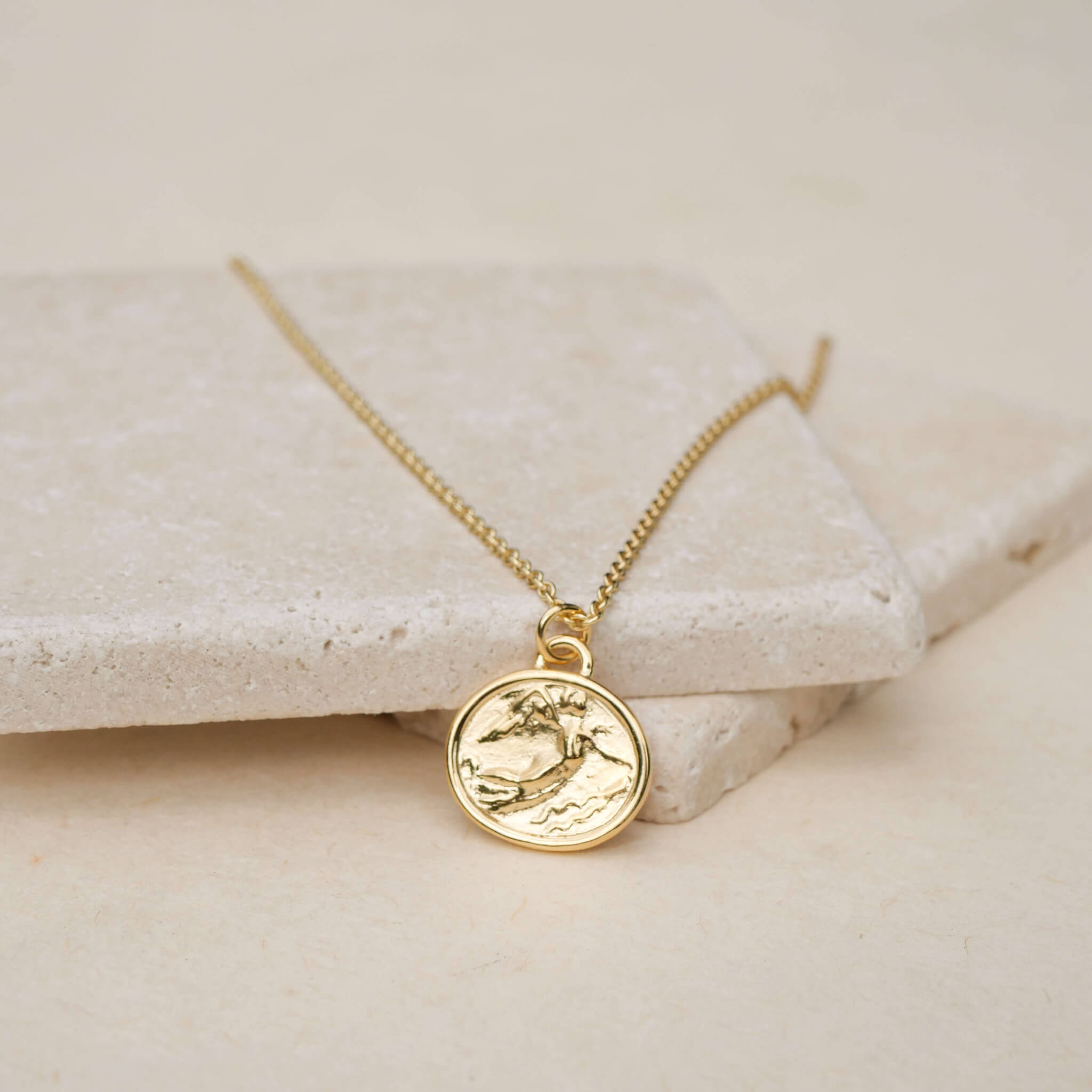 Kette Victoria, der Göttin des Sieges, aus 585er Gelbgold - TRUE NUGGETS of love