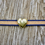 Nugget Herz, Charm aus 925er Silber, vergoldet - True Nuggets of Love