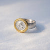 Ring Apollon aus 925 er Silber bicolor - True Nuggets of Love