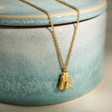 Ankerkette aus 585 Gelbgold bzw. 14 K, mit antiker Biene als Anhänger auch aus 585 er Gelbgold - TRUE NUGGETS of love
