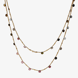 Lange Kette Athea mit Turmalinen vergoldet - True Nuggets of Love