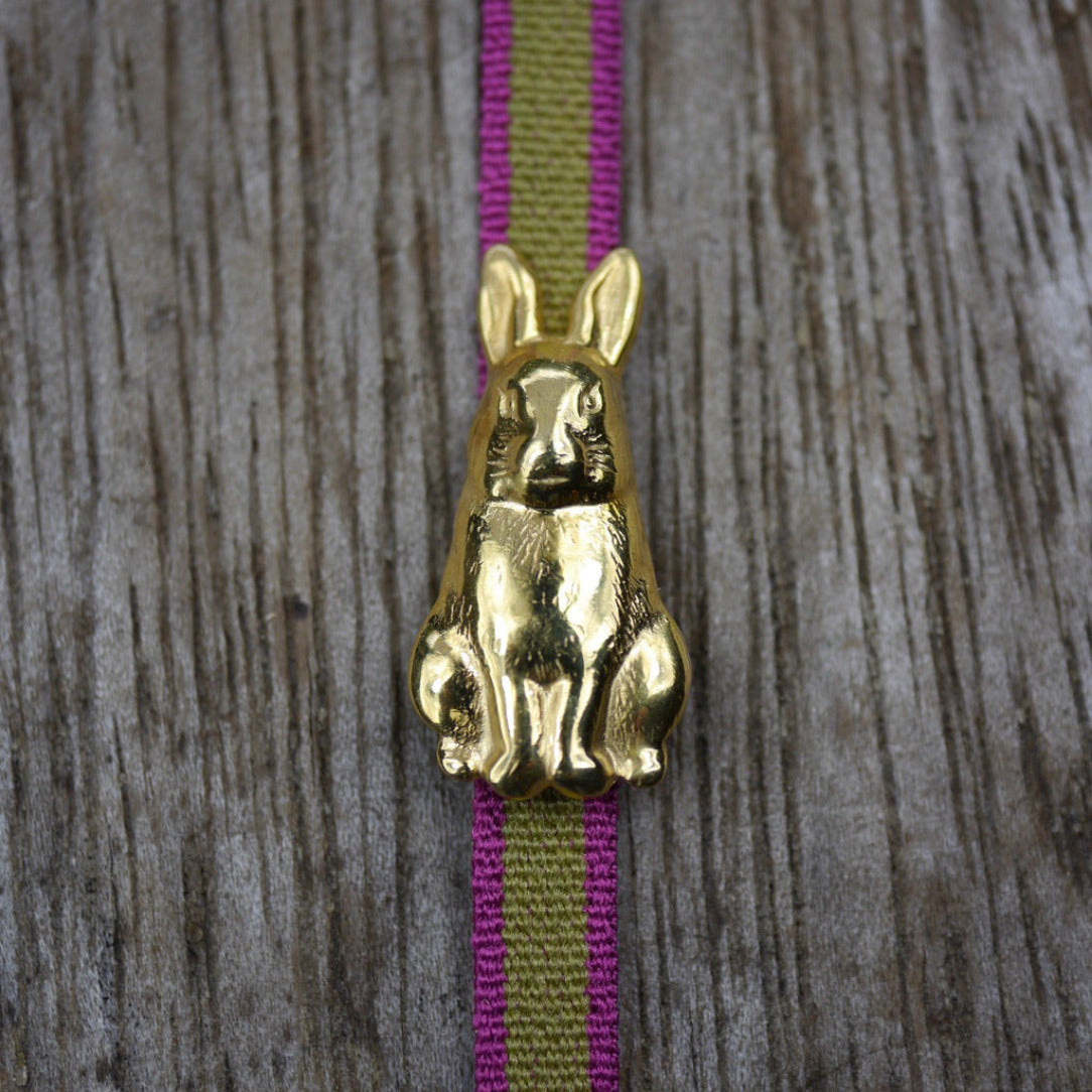 Nugget Hase, Charm aus 925er Silber, vergoldet - True Nuggets of Love