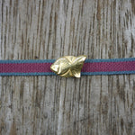 Nugget Fisch, Charm aus 925er Silber, vergoldet - True Nuggets of Love