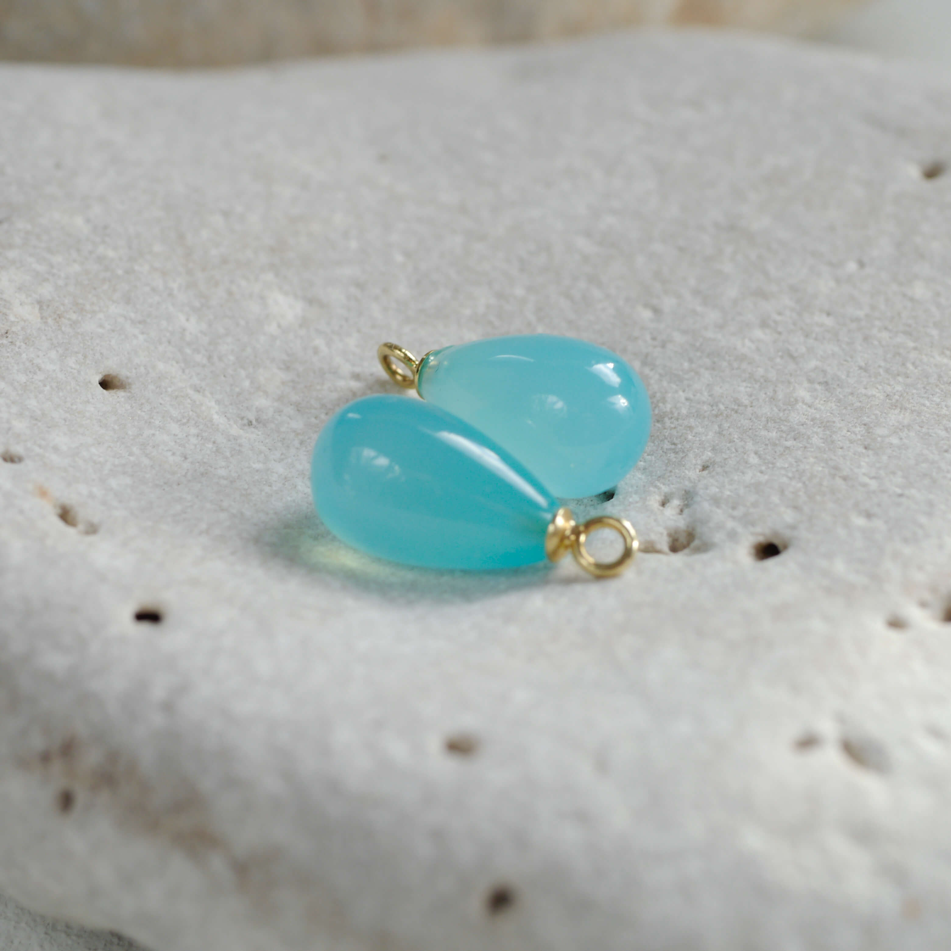 Vario Einhänger aus Chalcedon - True Nuggets of Love 